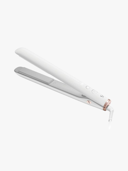 T3 SinglePass StyleMax Flat Iron 1” in branded component on a light gray background